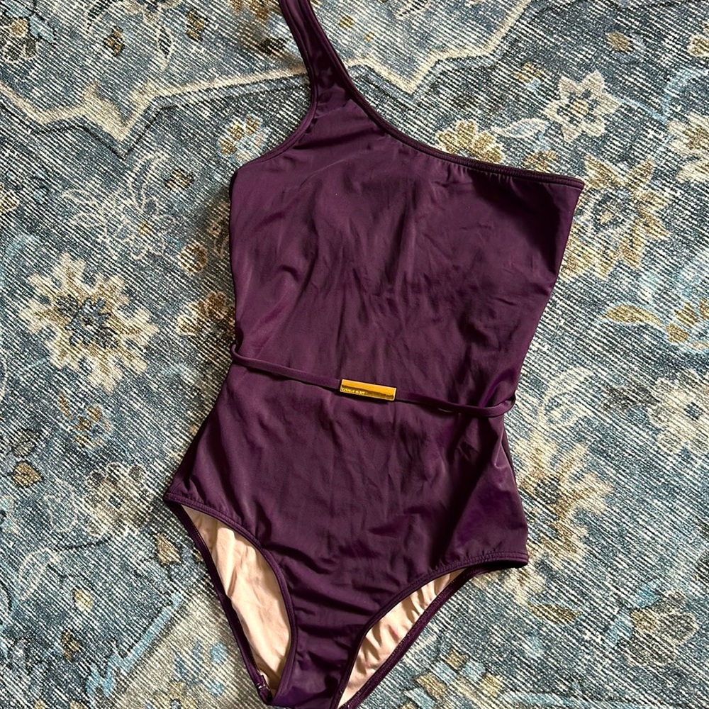 Victoria's Secret Single Shoulder Strap Swimsuit Womens S/P Purple